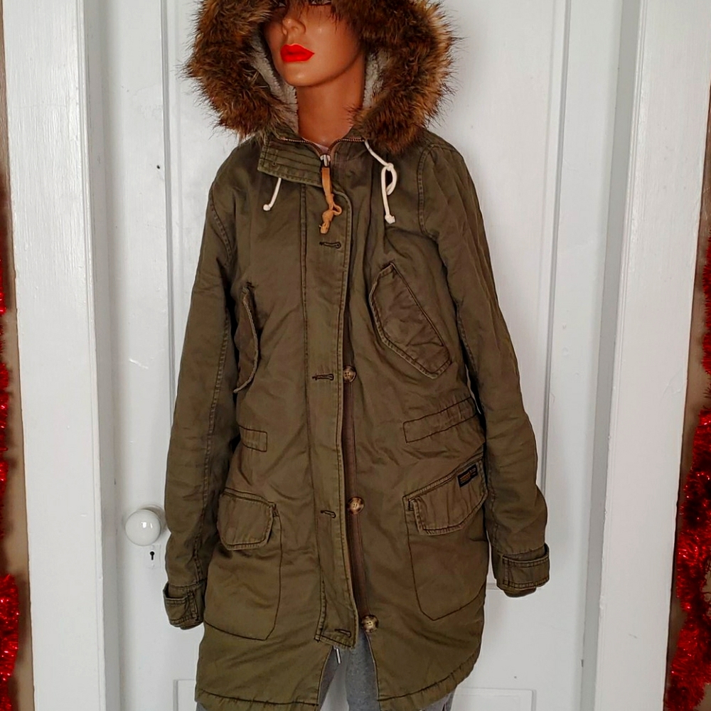 Abercrombie Sherpa Lined Parka